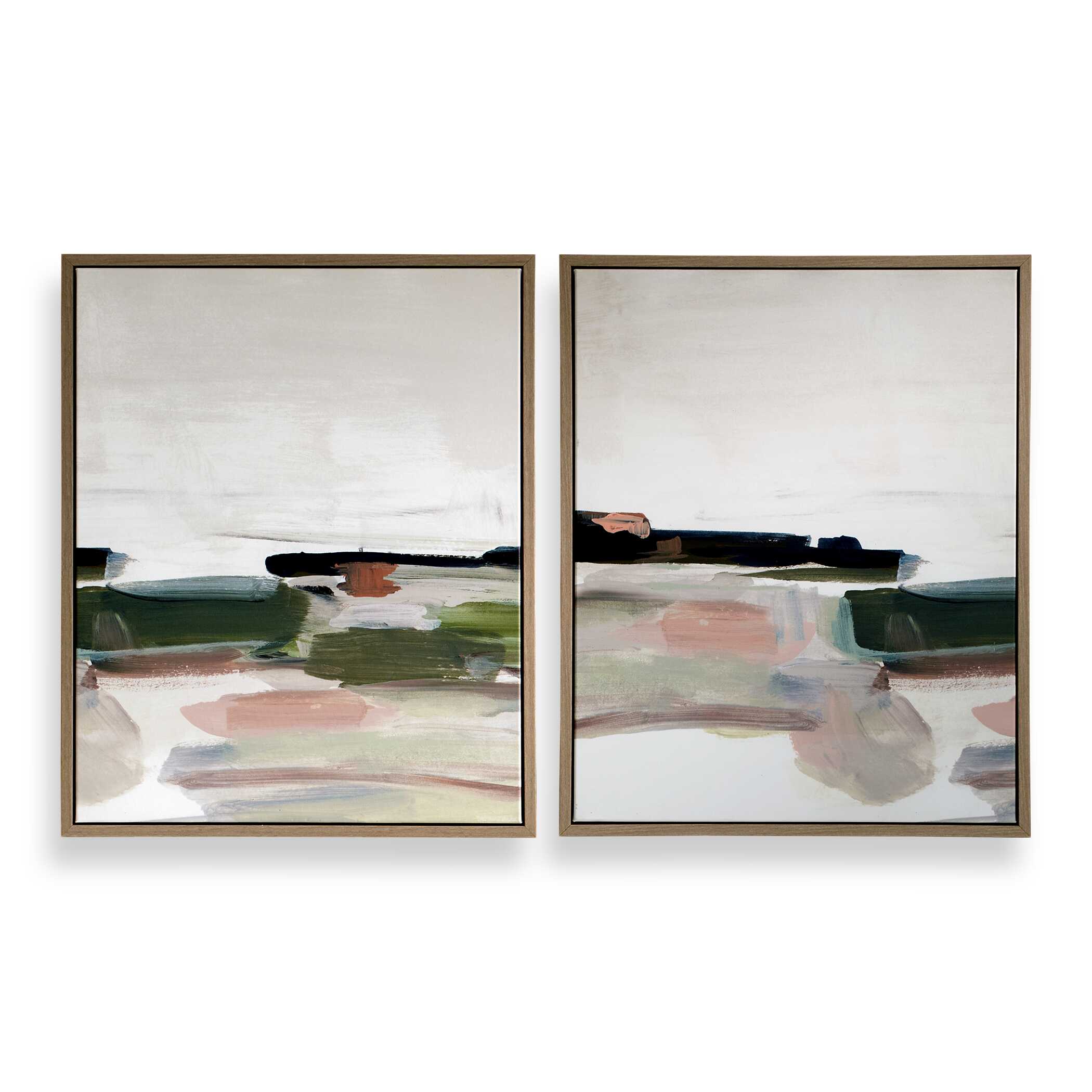 Uttermost Uttermost Just Peaking Framed Abstract Prints Set/2