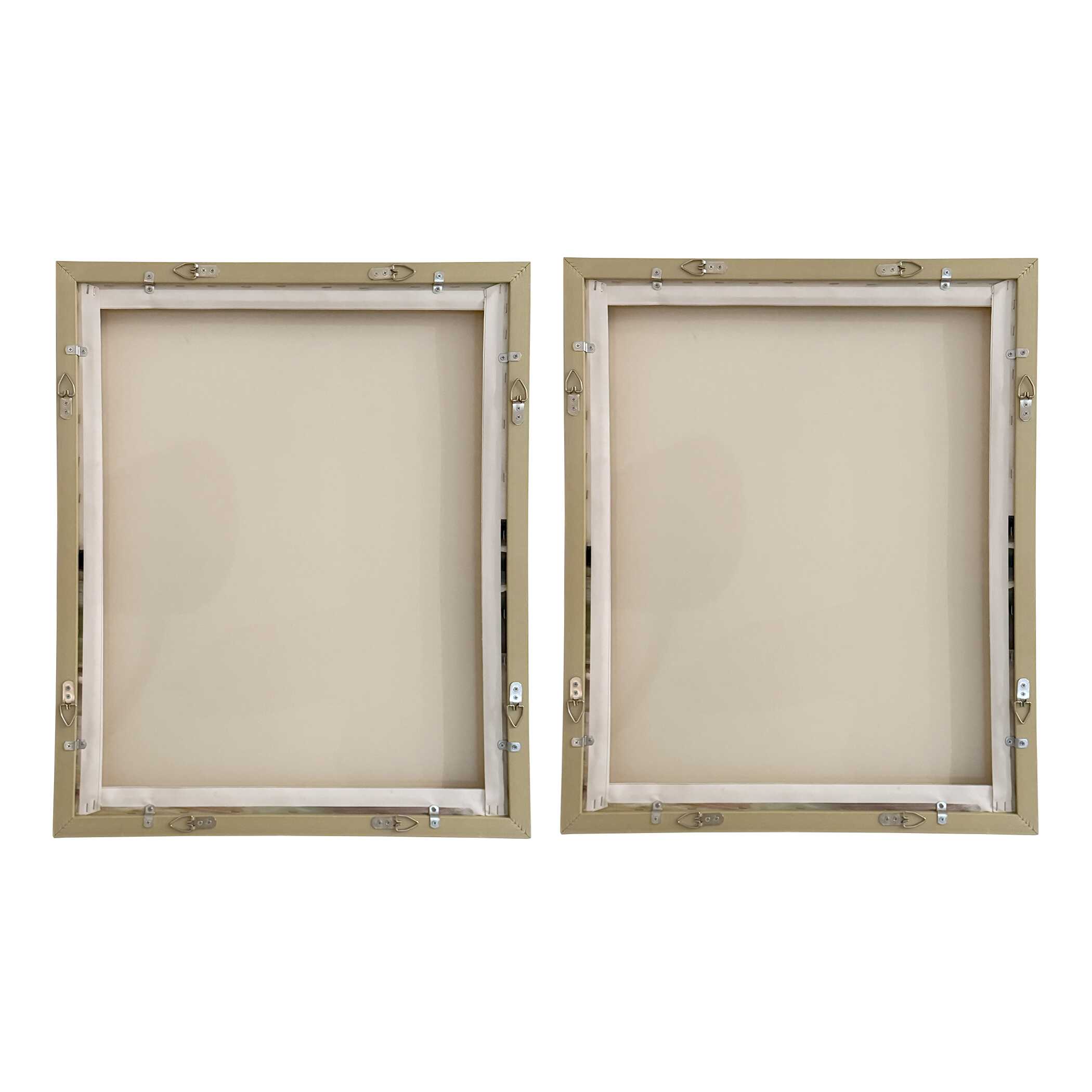 Uttermost Uttermost Just Peaking Framed Abstract Prints Set/2