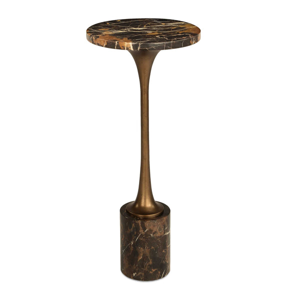 Uttermost Uttermost Karnes Dark Marble Drink Table