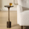 Uttermost Uttermost Karnes Dark Marble Drink Table