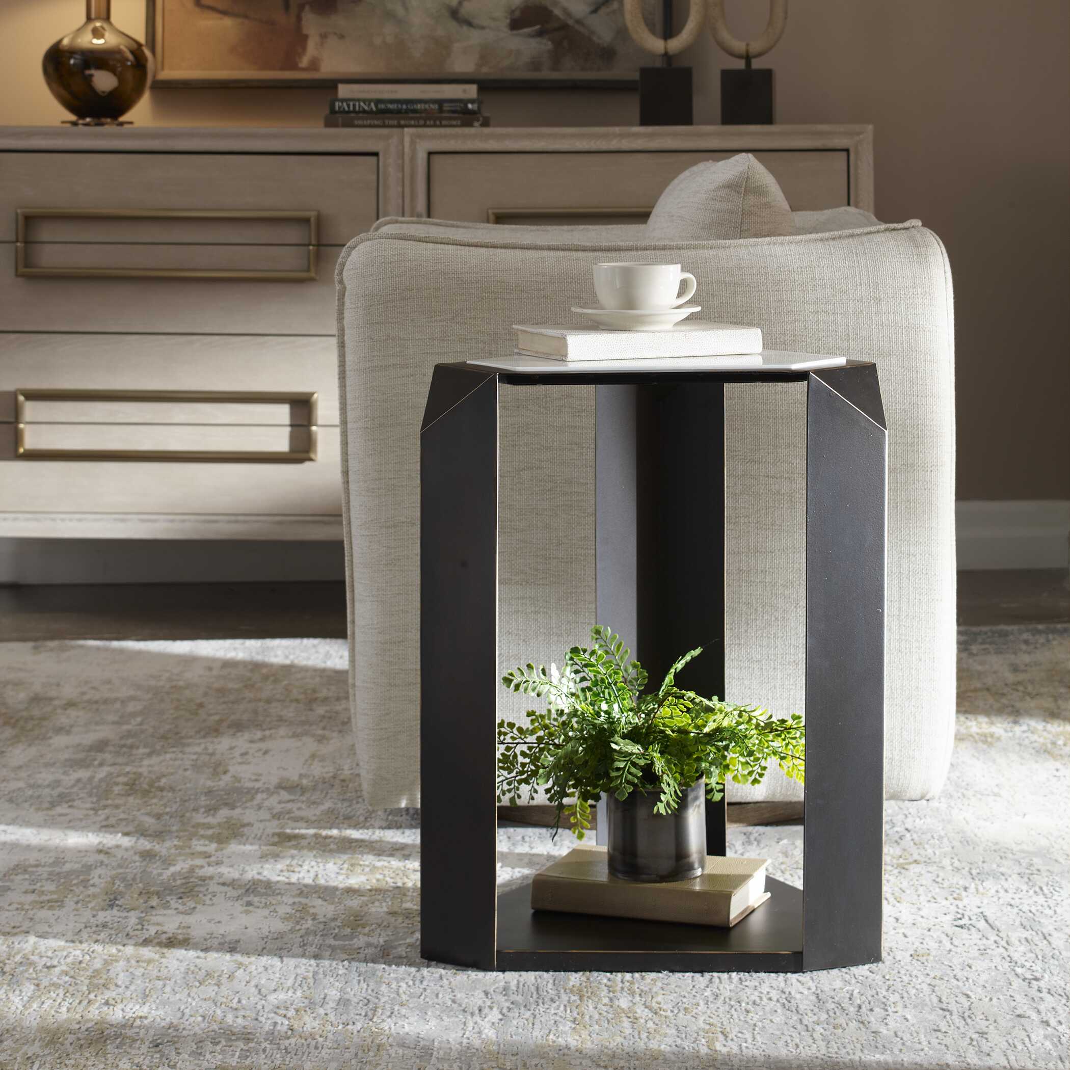 Uttermost Furniture Uttermost Keenan Geometric Accent Table