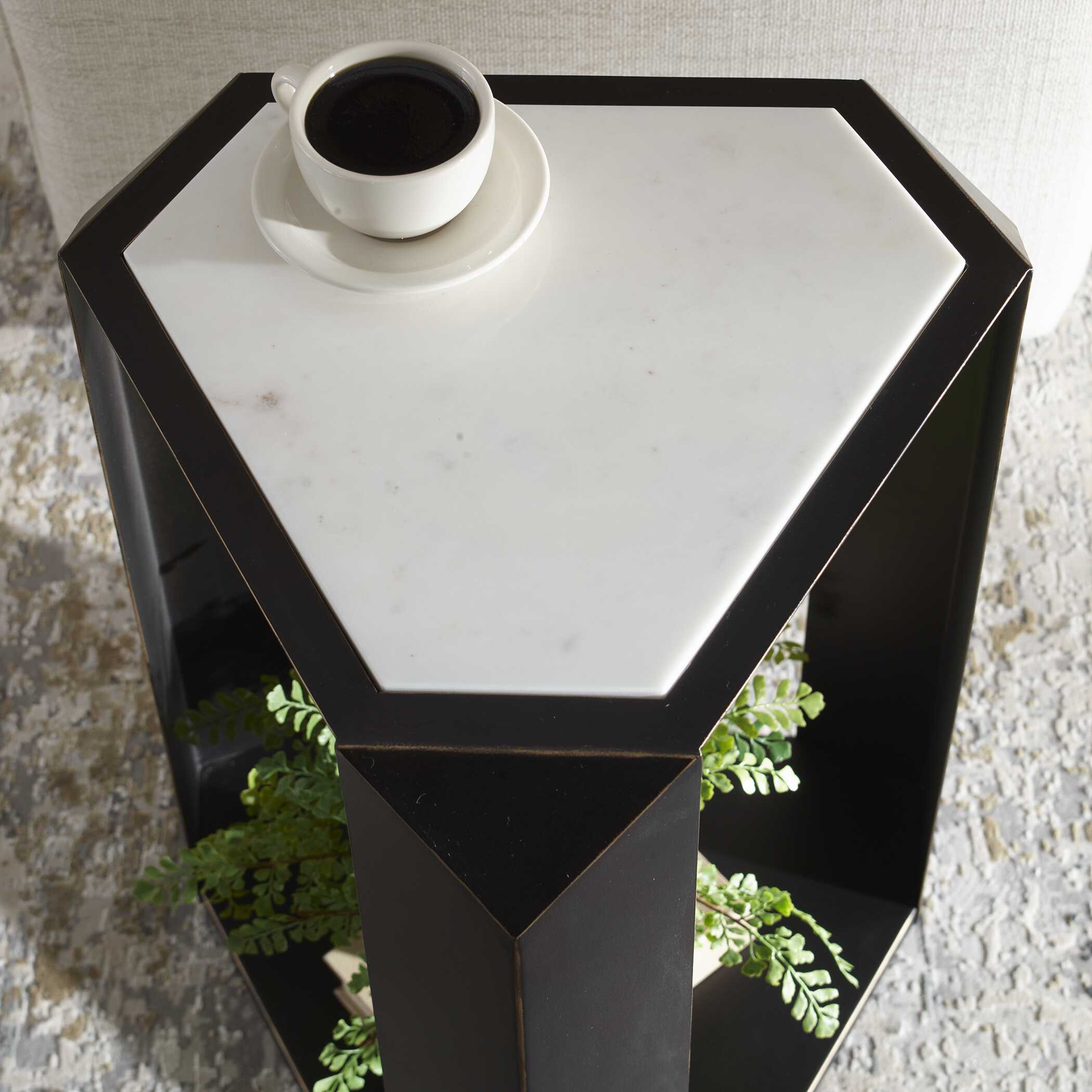 Uttermost Furniture Uttermost Keenan Geometric Accent Table