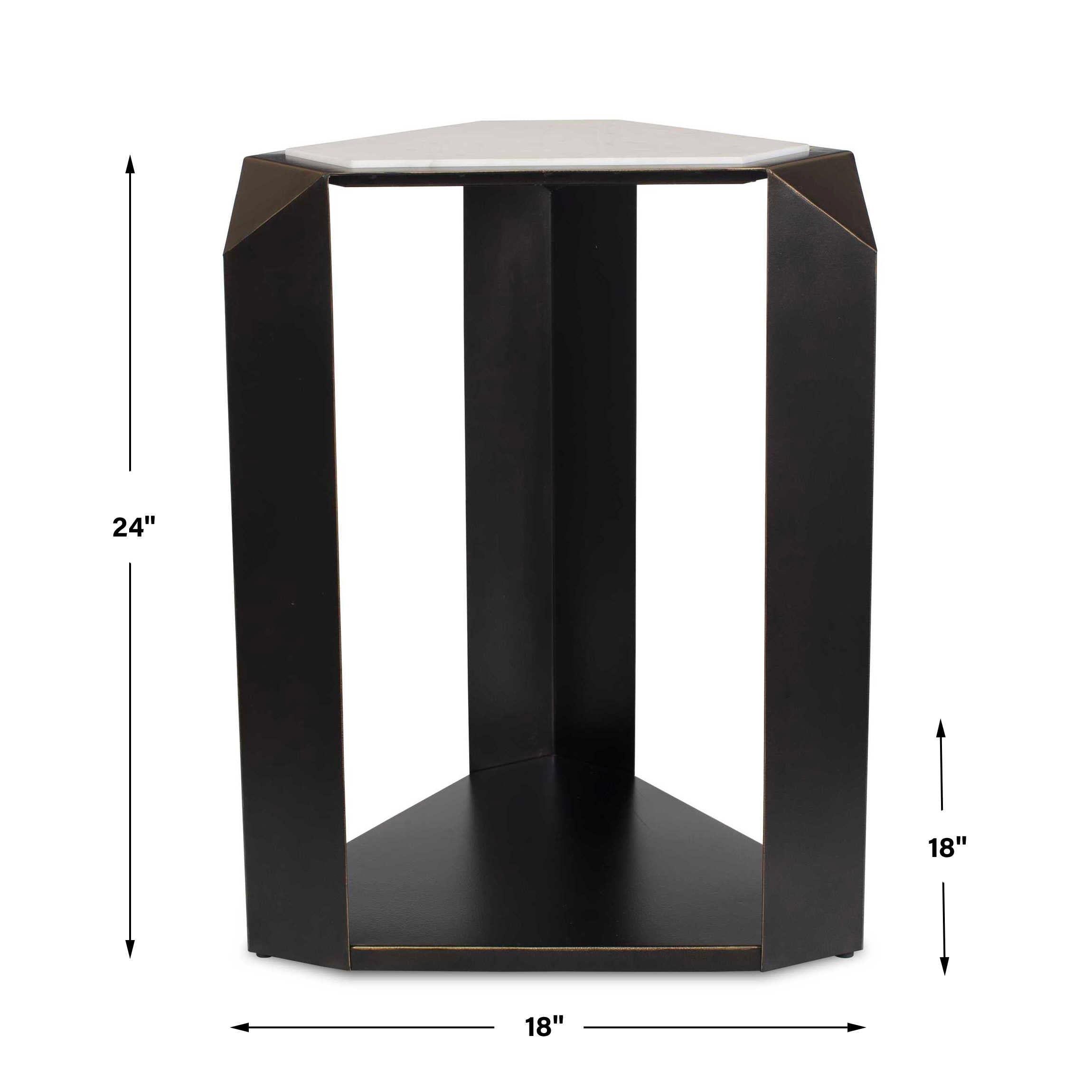 Uttermost Furniture Uttermost Keenan Geometric Accent Table