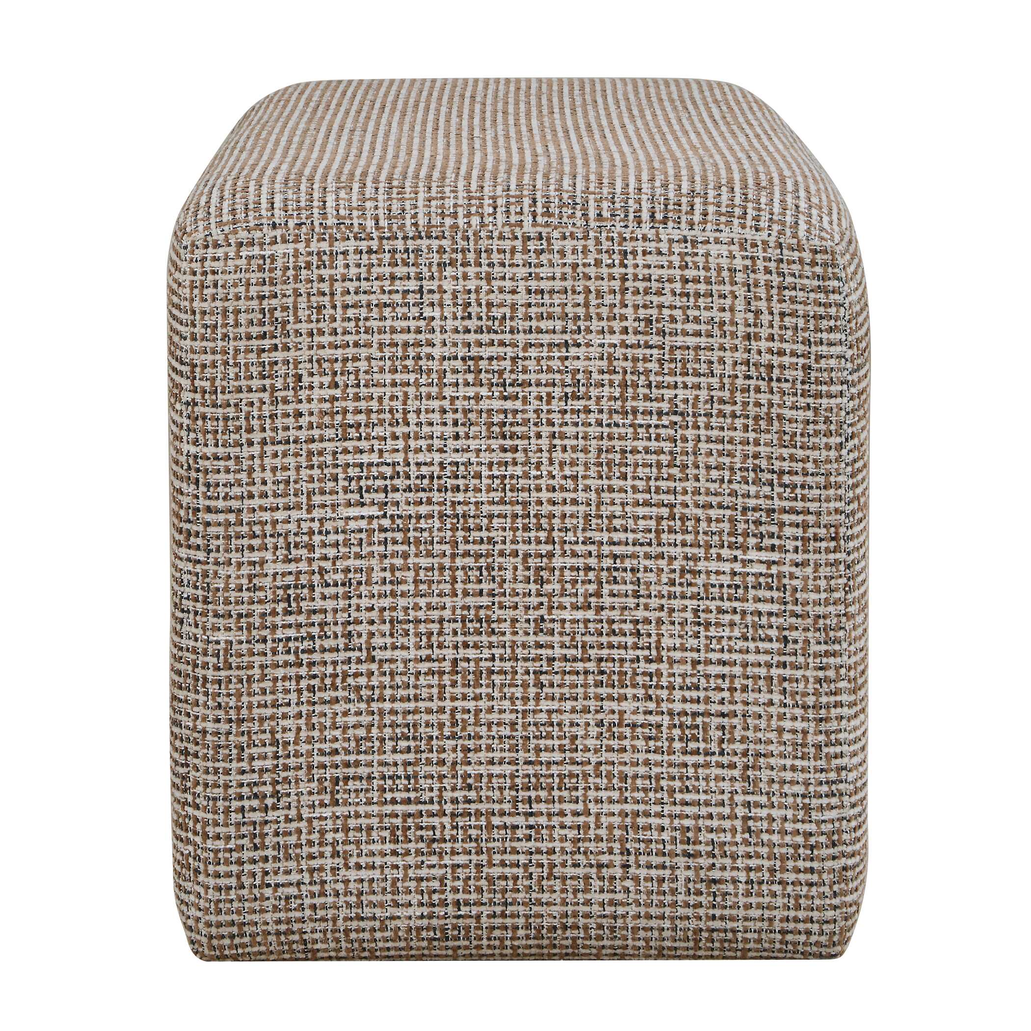 Uttermost Furniture Uttermost Kelce Woven Checkered Ottoman