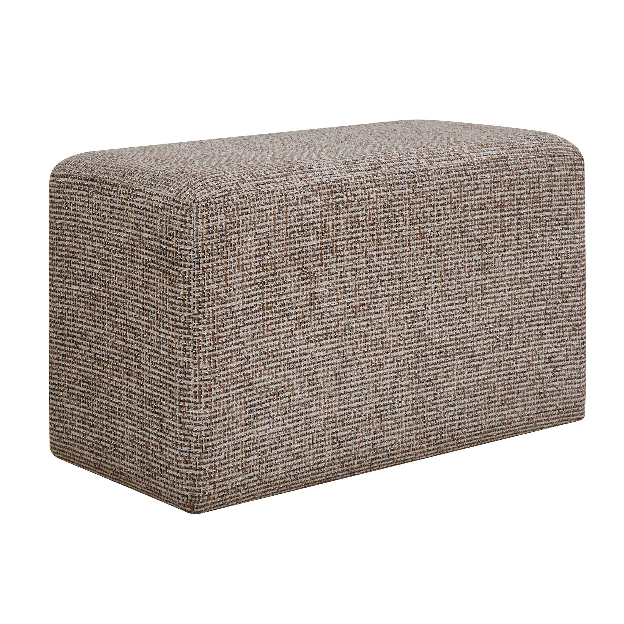 Uttermost Furniture Uttermost Kelce Woven Checkered Ottoman
