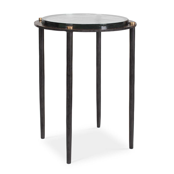 Uttermost Furniture Uttermost Kennington Round Glass Accent Table