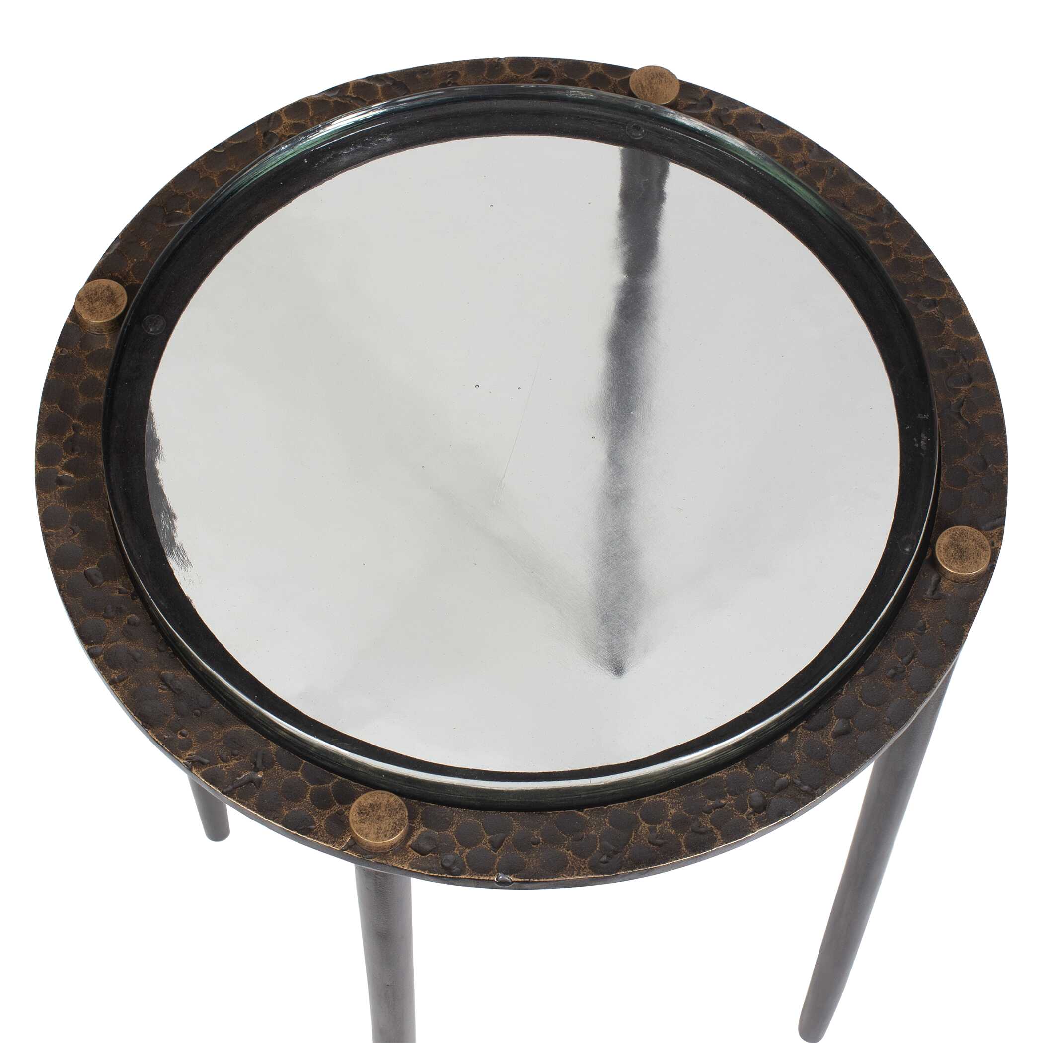 Uttermost Furniture Uttermost Kennington Round Glass Accent Table