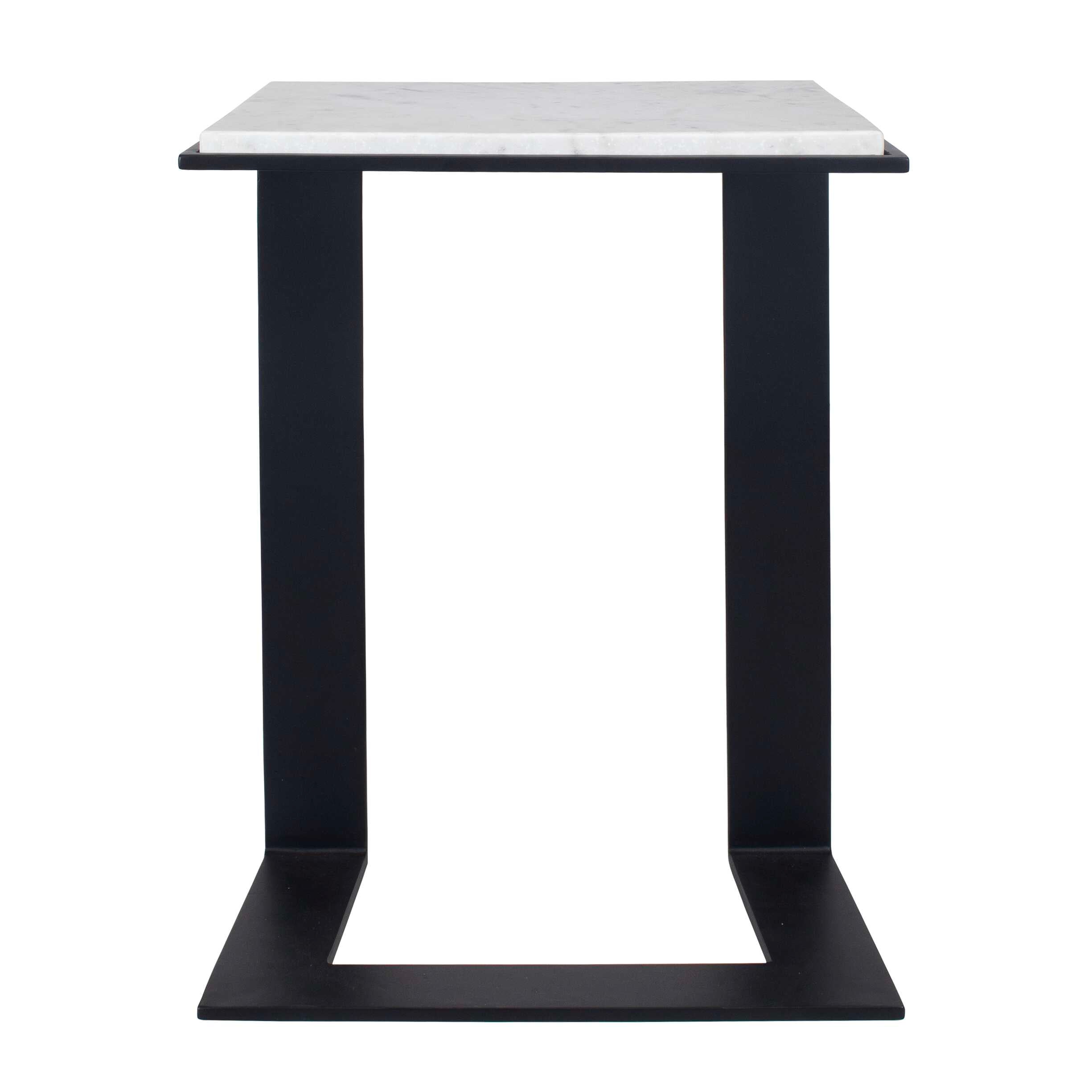 Uttermost Uttermost Kenora White Marble Accent Table