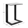 Uttermost Uttermost Kenora White Marble Accent Table