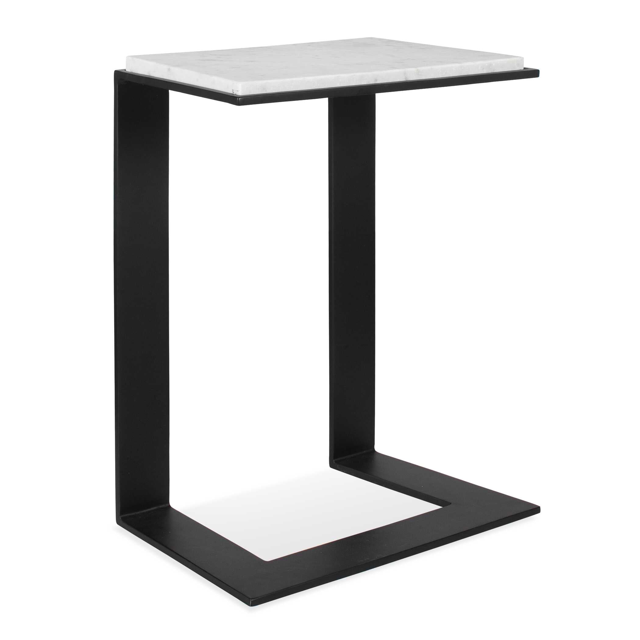 Uttermost Uttermost Kenora White Marble Accent Table