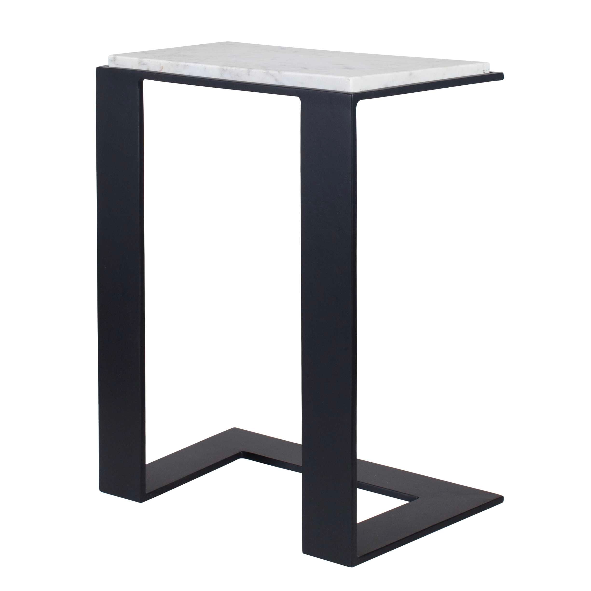 Uttermost Uttermost Kenora White Marble Accent Table