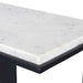Uttermost Uttermost Kenora White Marble Accent Table