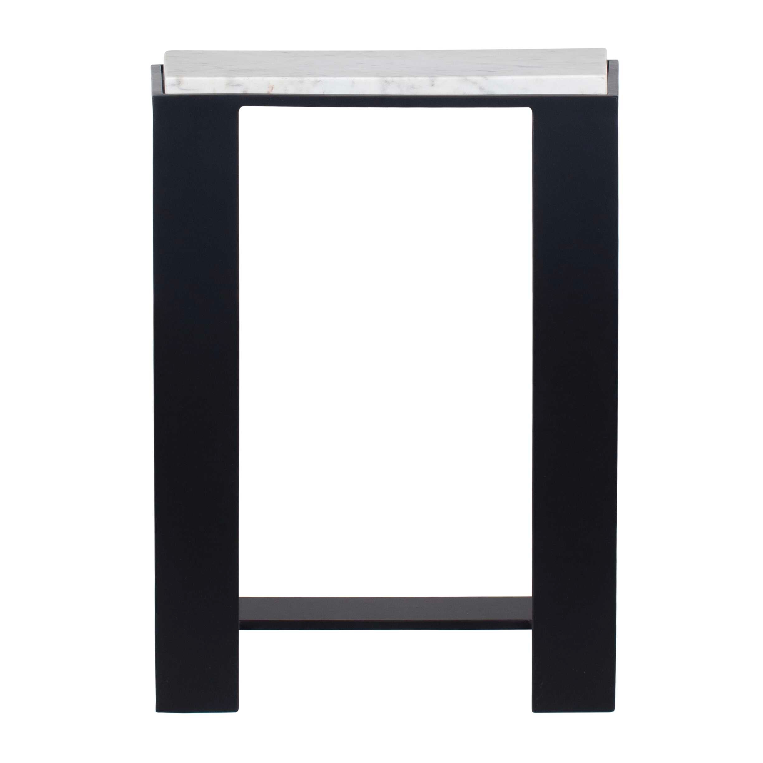 Uttermost Uttermost Kenora White Marble Accent Table