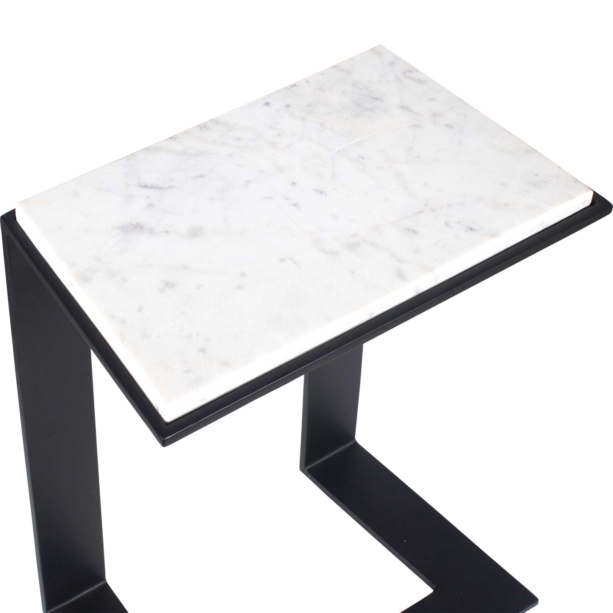Uttermost Uttermost Kenora White Marble Accent Table