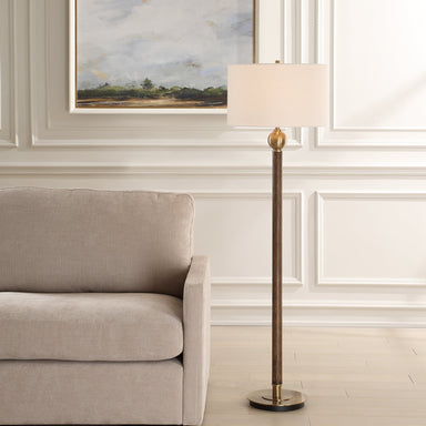 Uttermost Lighting Uttermost Keros Dark Oak Floor Lamp