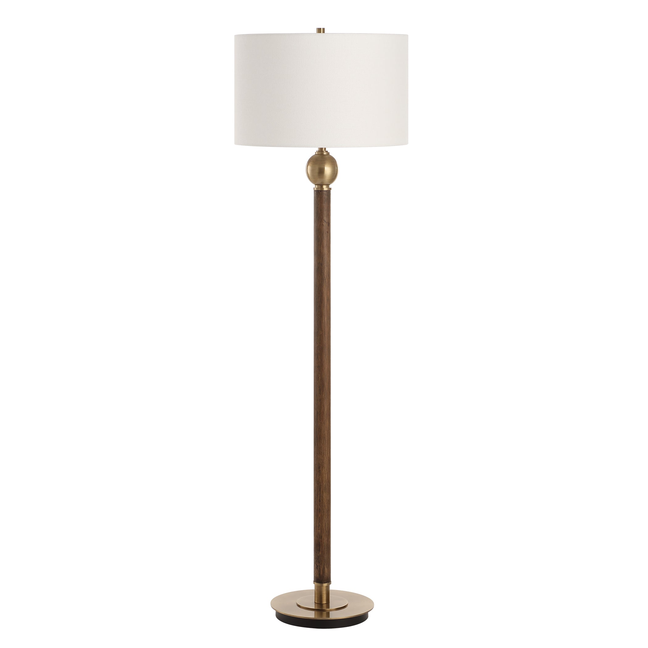 Uttermost Lighting Uttermost Keros Dark Oak Floor Lamp