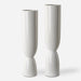 Uttermost Home Decor Uttermost Kimist White Vases, S/2