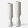 Uttermost Home Decor Uttermost Kimist White Vases, S/2