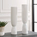 Uttermost Home Decor Uttermost Kimist White Vases, S/2