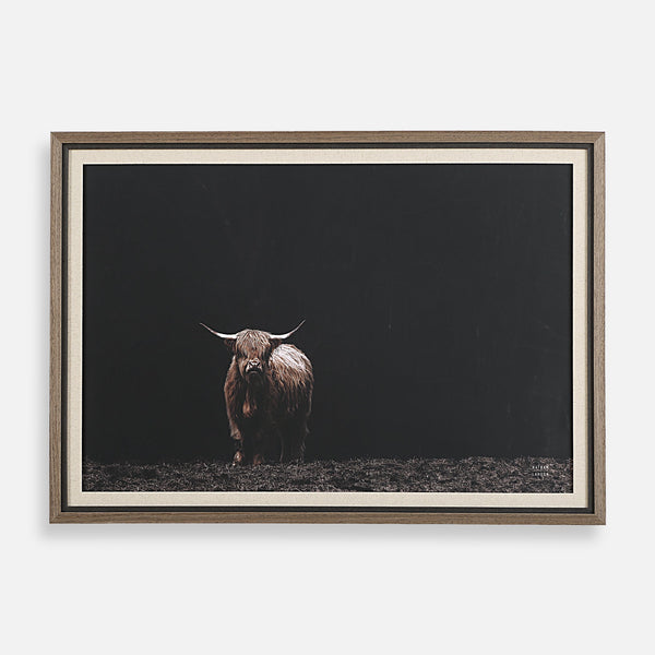 Uttermost Home Decor Uttermost King Of The Hill Framed Bovine Print