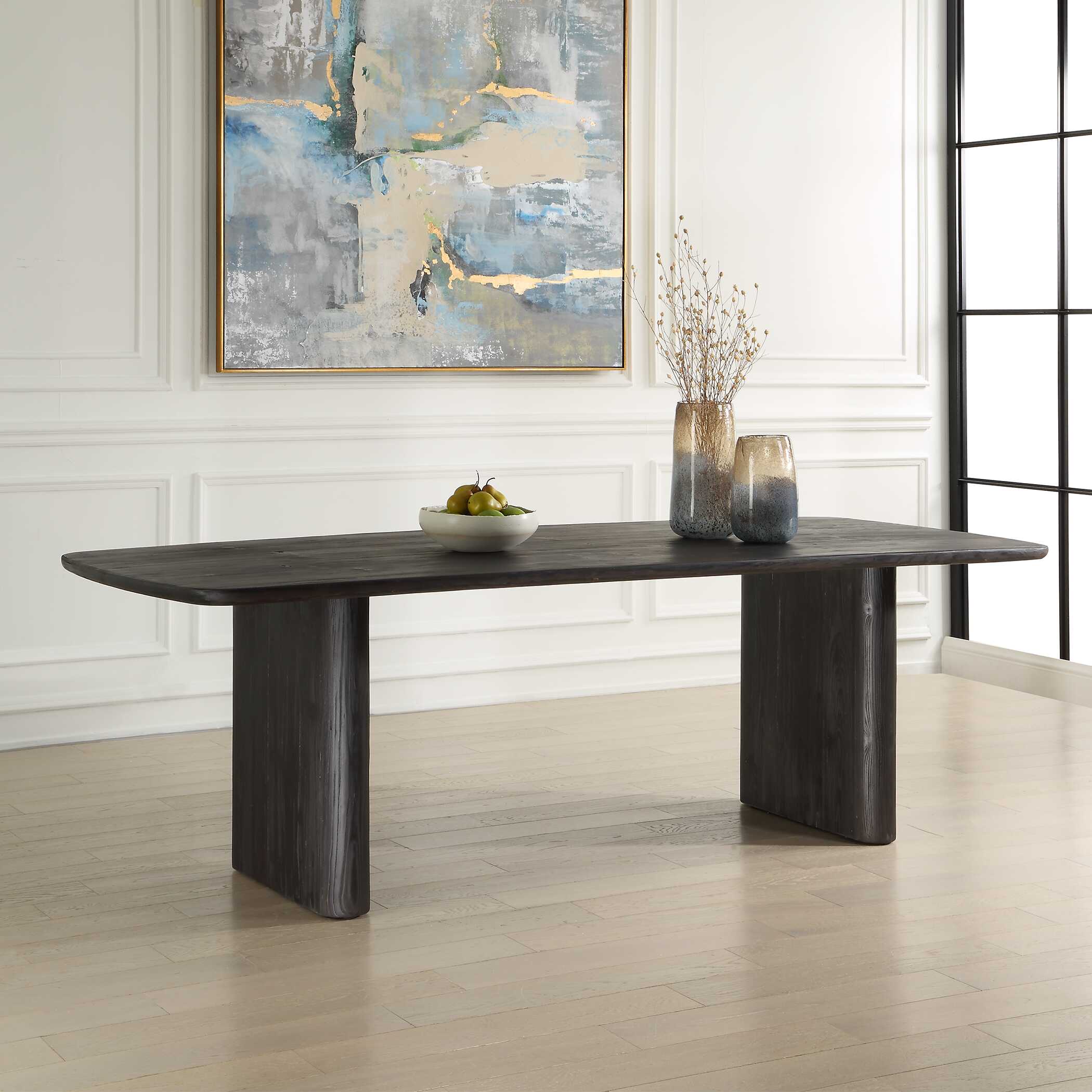 Uttermost Furniture Uttermost Kirin Black Reclaimed Fir Dining Table