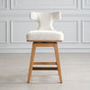 Uttermost Furniture Uttermost Klismos Off-White Fabric Counter Stool