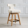 Uttermost Furniture Uttermost Klismos Off-White Fabric Counter Stool