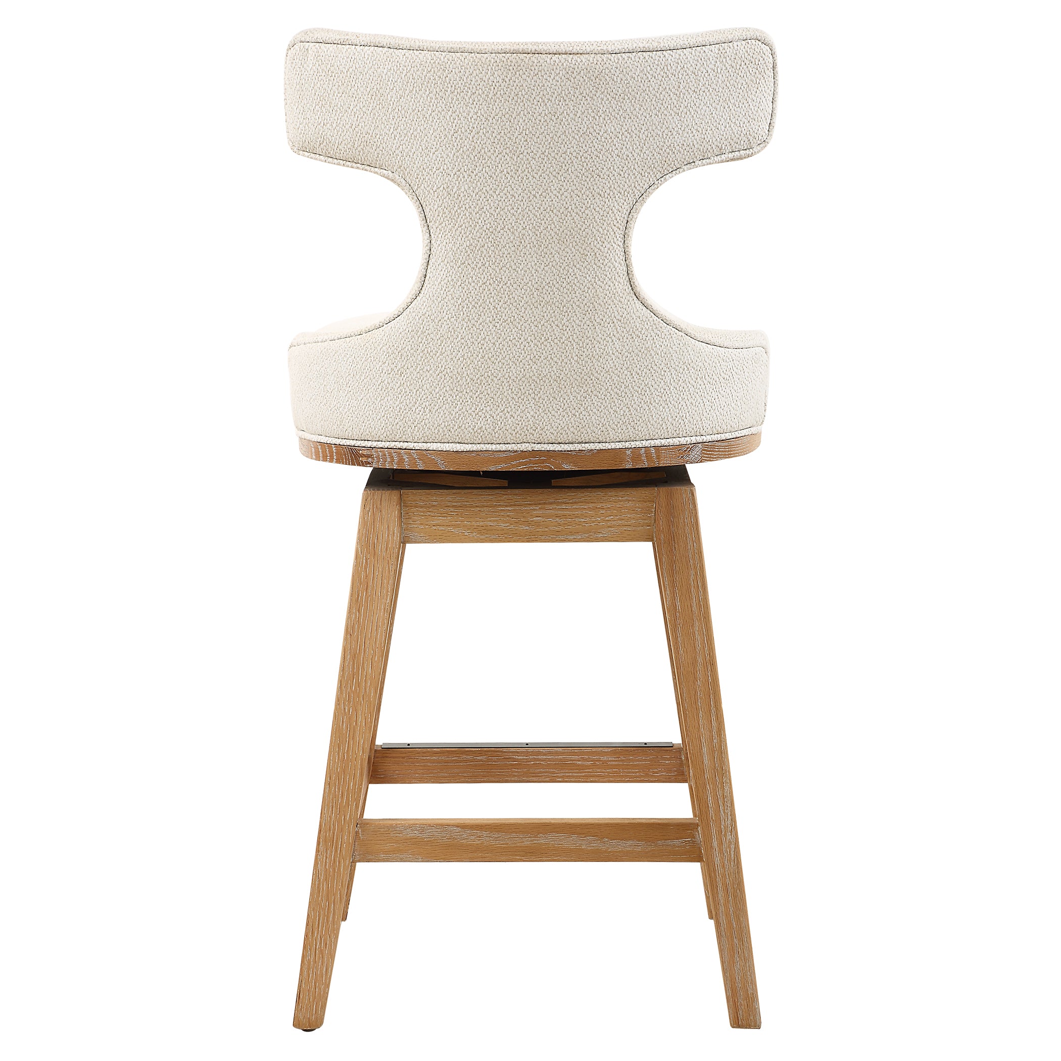 Uttermost Furniture Uttermost Klismos Off-White Fabric Counter Stool