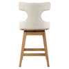 Uttermost Furniture Uttermost Klismos Off-White Fabric Counter Stool