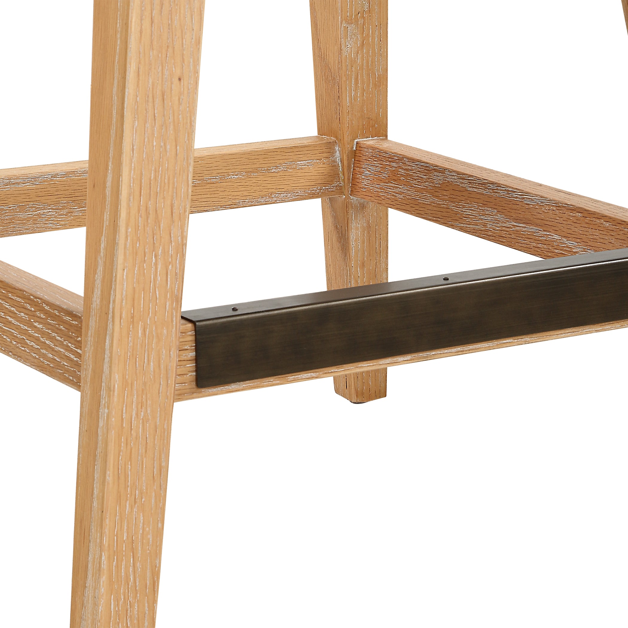 Uttermost Furniture Uttermost Klismos Off-White Fabric Counter Stool