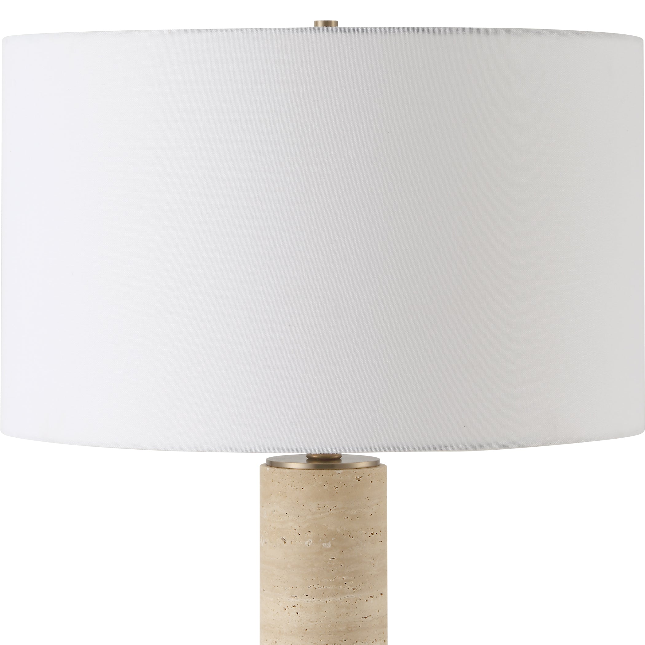 Uttermost Lighting Oversized - Rate to be Quoted Uttermost Knox Travertine Floor Lamp