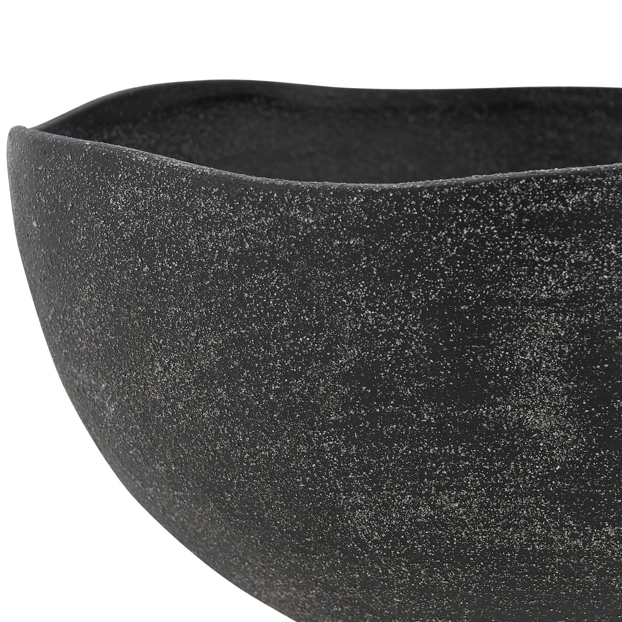 Uttermost Uttermost Komorebi Indoor-Outdoor Black Bowl