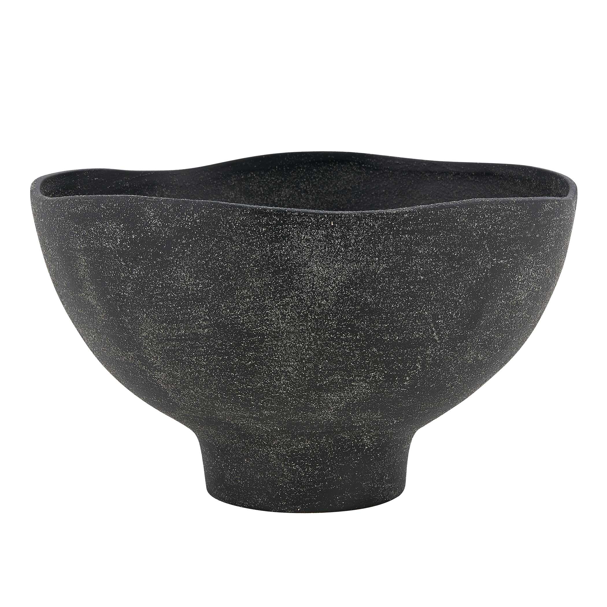 Uttermost Uttermost Komorebi Indoor-Outdoor Black Bowl