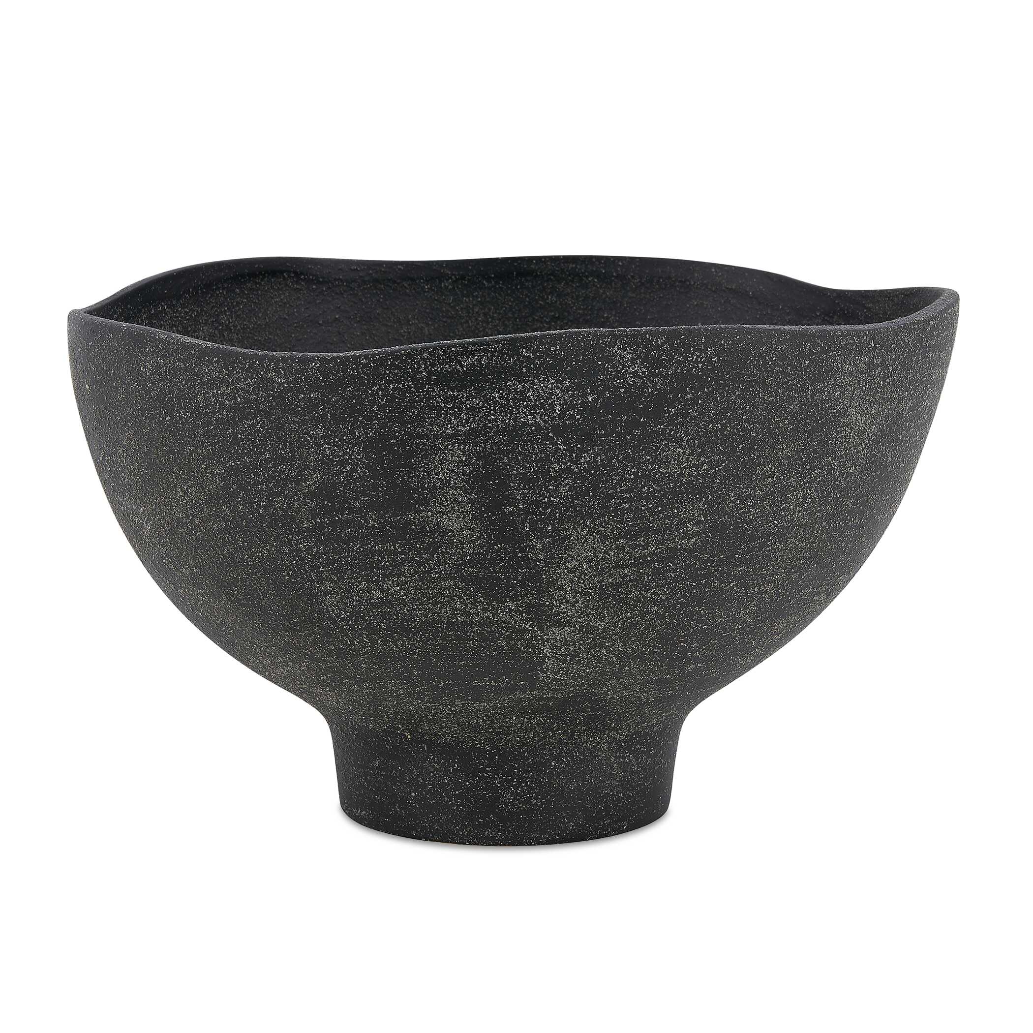 Uttermost Uttermost Komorebi Indoor-Outdoor Black Bowl