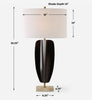 Uttermost Lighting Uttermost Kure Black Table Lamp