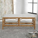 Uttermost Home Motor Freight - Rate to be Quoted Uttermost Laguna White Fabric Rattan Bench