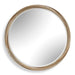 Uttermost Home Decor Uttermost Landry Round Light Wood Mirror