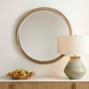 Uttermost Home Decor Uttermost Landry Round Light Wood Mirror