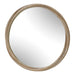 Uttermost Home Decor Uttermost Landry Round Light Wood Mirror