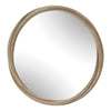 Uttermost Home Decor Uttermost Landry Round Light Wood Mirror