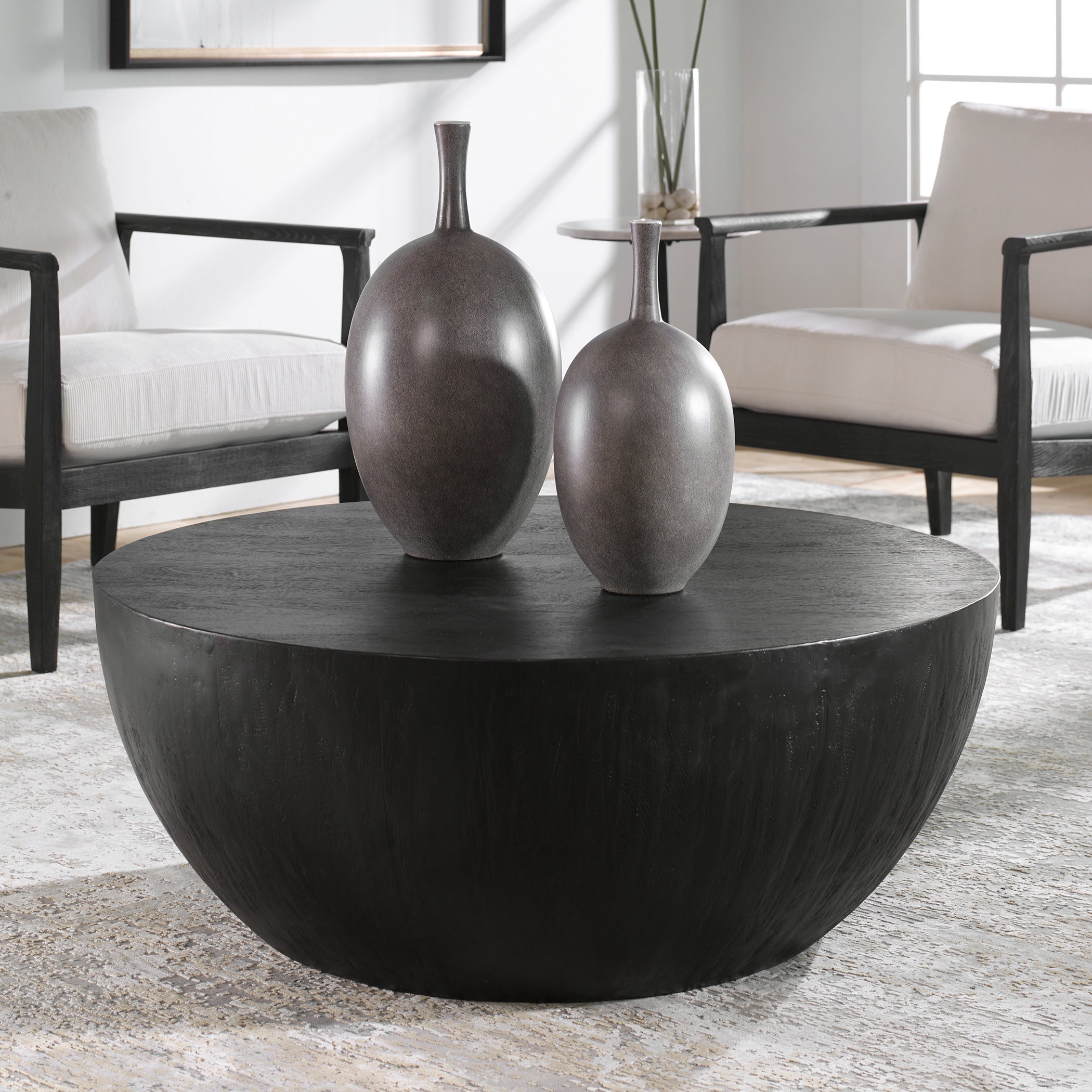 Uttermost Home Motor Freight - Rate to be Quoted Uttermost Lark Ebony Coffee Table