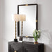 Uttermost Home Decor Oversize - Rate to be Quoted Uttermost Larkin Dark Wood & Brass Mirror