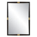 Uttermost Home Decor Oversize - Rate to be Quoted Uttermost Larkin Dark Wood & Brass Mirror