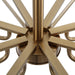 Uttermost Lighting Uttermost Lassen 8 Light Brass Chandelier
