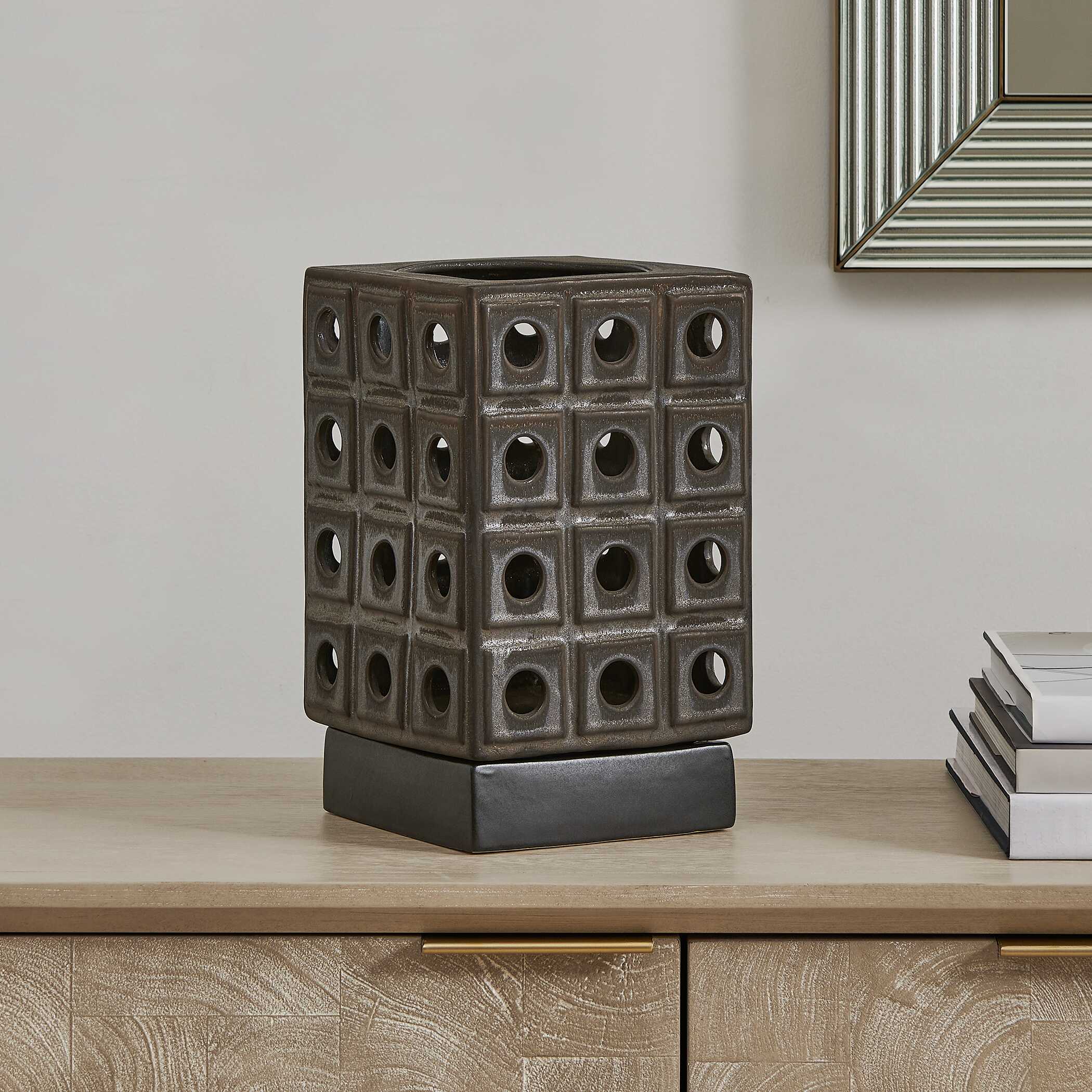 Uttermost Uttermost Lattice Indoor-Outdoor Lantern Candleholder