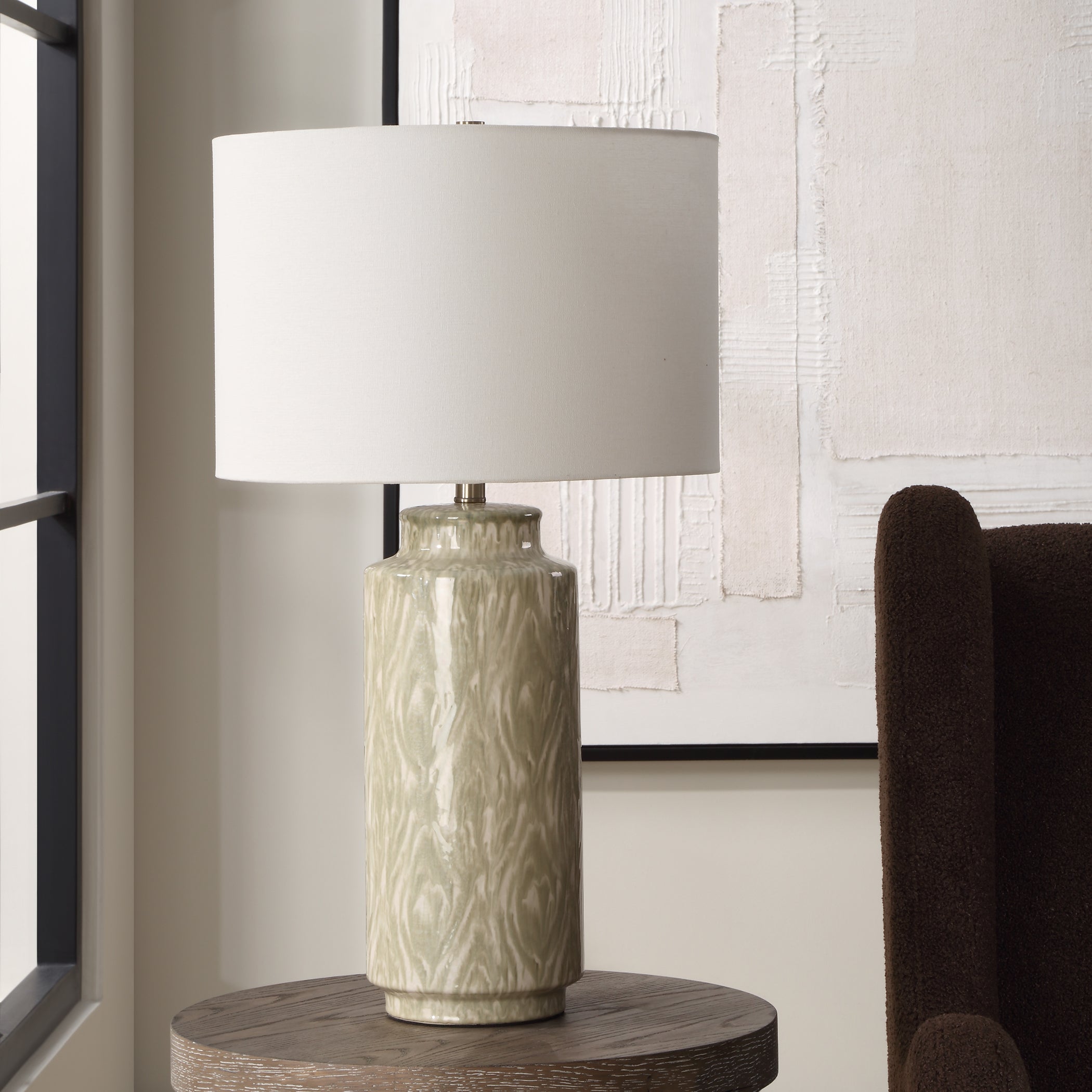 Uttermost Lighting Uttermost Laurel Sage Ceramic Table Lamp