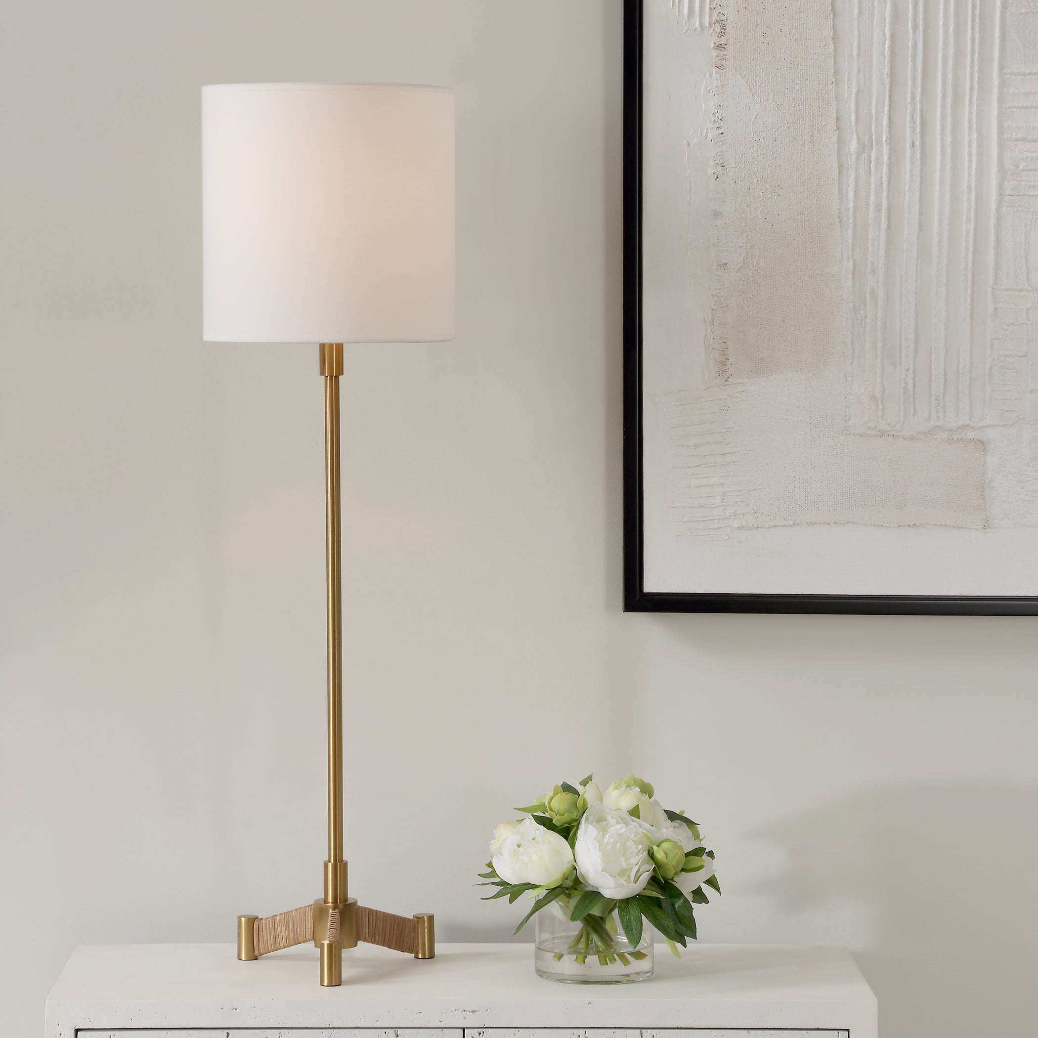 Uttermost Lighting Uttermost Lautoka Brass Buffet Lamp