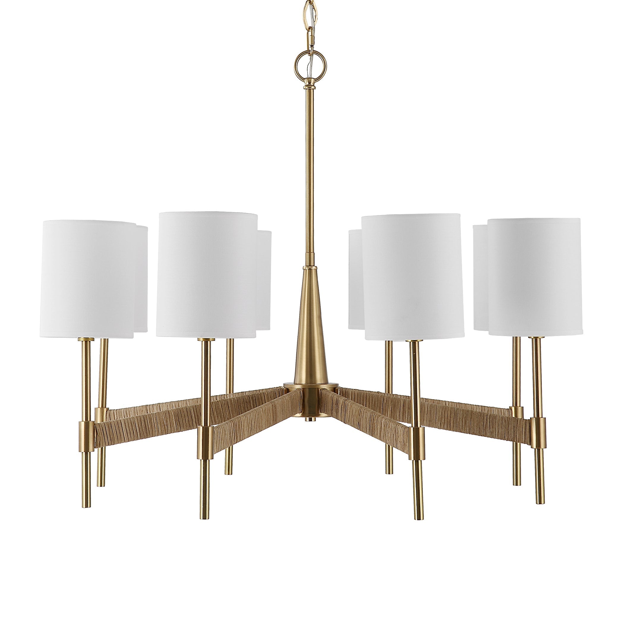 Uttermost Home Decor Uttermost Lautoka Rattan 8 Light Chandelier