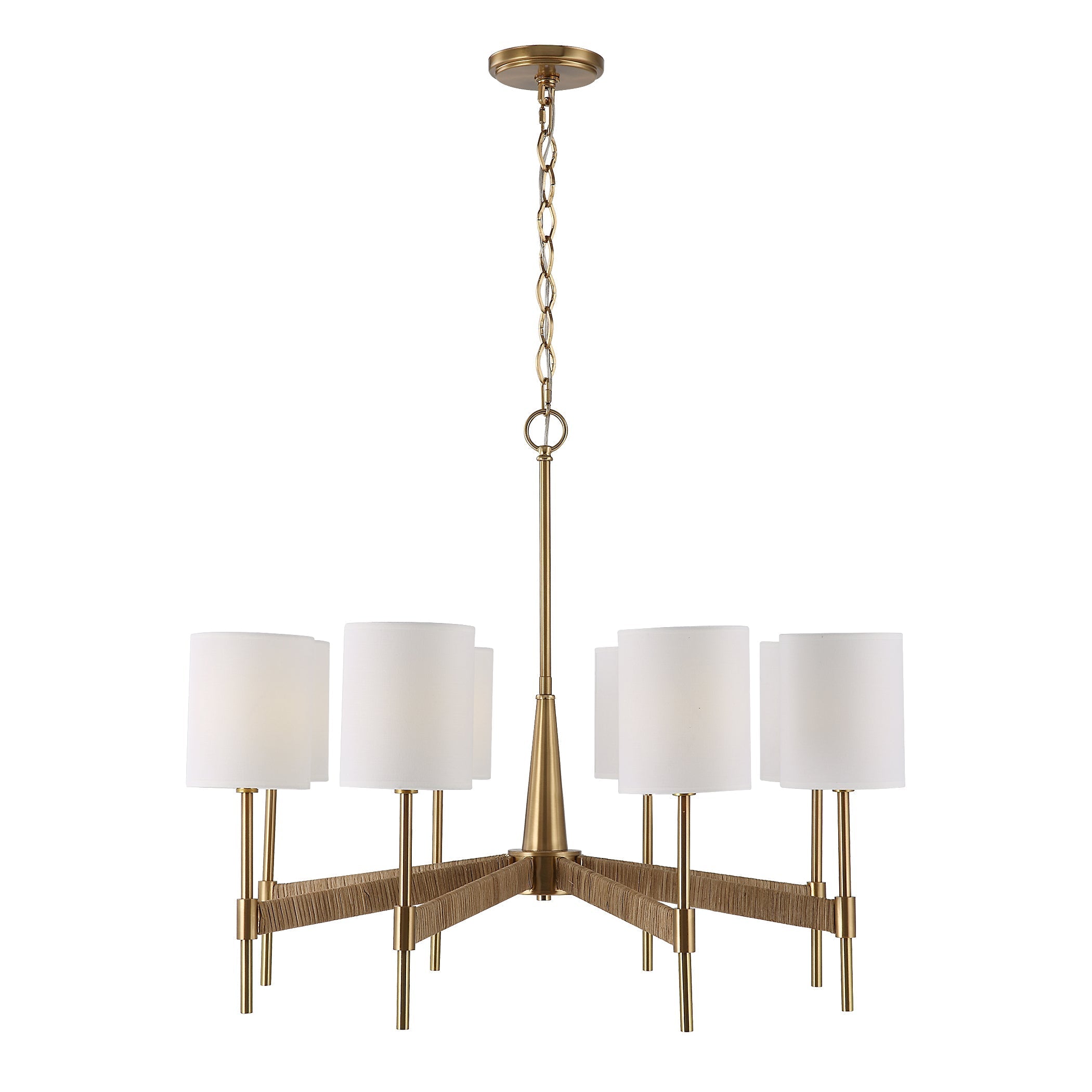 Uttermost Home Decor Uttermost Lautoka Rattan 8 Light Chandelier