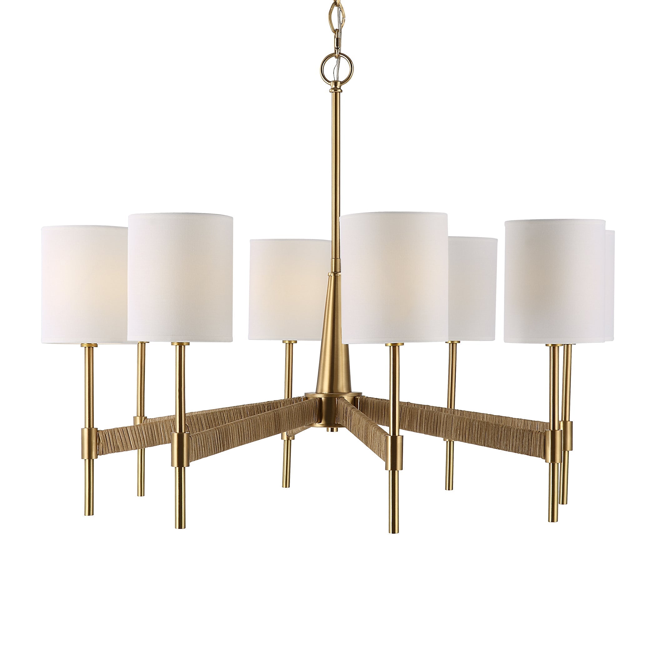 Uttermost Home Uttermost Lautoka Rattan 8 Light Chandelier